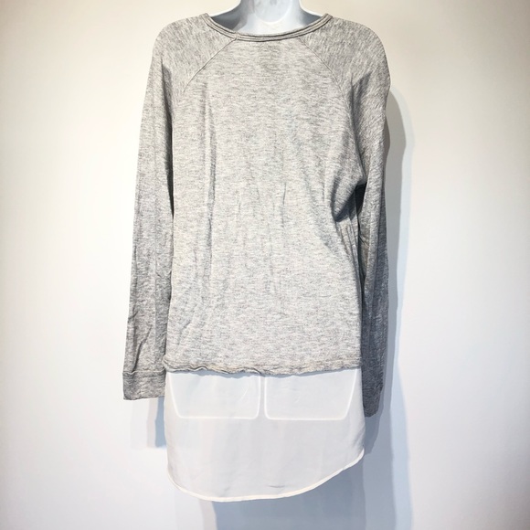 Dolan left coast gray long sleeve pullover XS - Picture 2 of 4